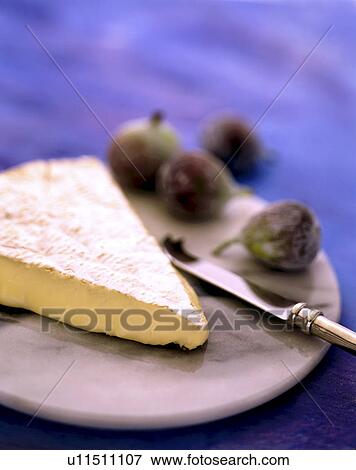 Stock Photo - Brie & figs. Fotosearch