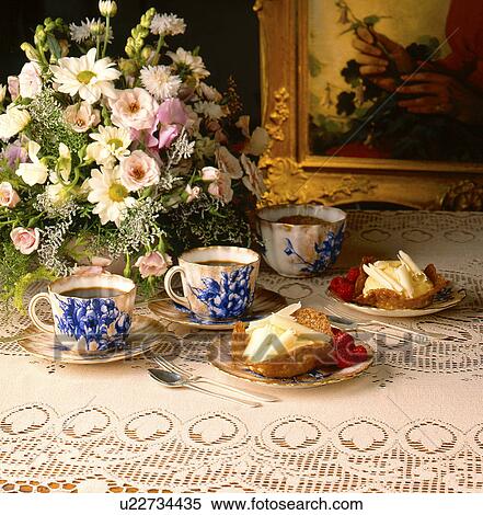 Stock Photography - Cream Tea. Fotosearch
