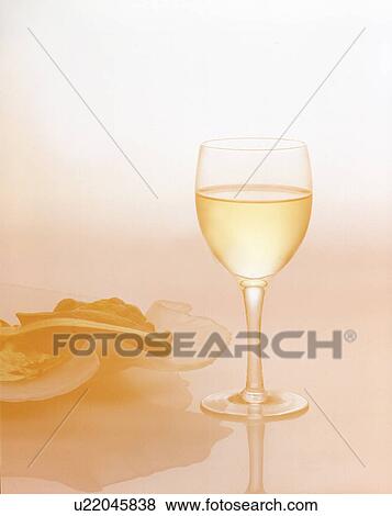 White Wine glass View Large Photo Image Stock Photo - White Wine glass. Fotosearch