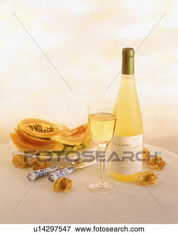 Stock Photo - White wine. Fotosearch
