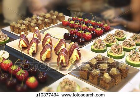 Picture - Canapes. Fotosearch