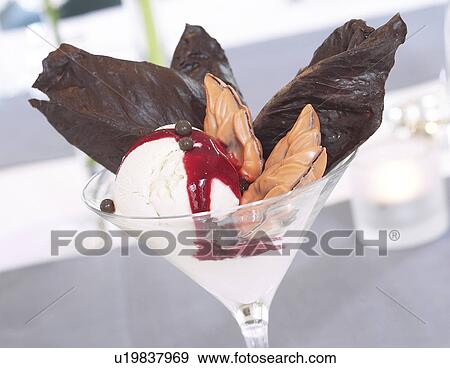 Stock Photo - Chocolate Prawn Cocktail. Fotosearch