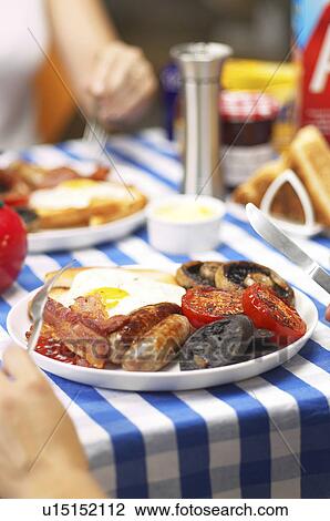 Stock Image - English Breakfast. Fotosearch