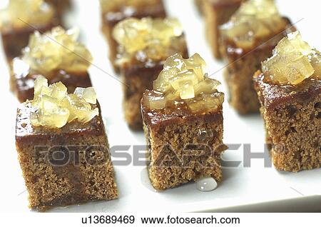 Stock Photo - Gingerbread Canapes. Fotosearch