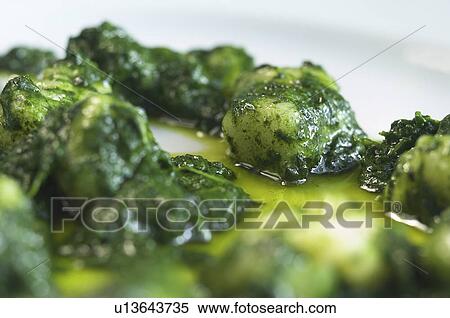 Gnocchi with Spinach View Large Photo Image Stock Photography - Gnocchi with Spinach. Fotosearch