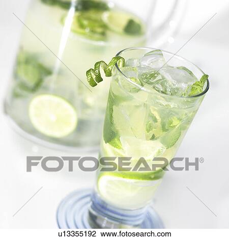 Stock Image - Lime Cocktail. Fotosearch