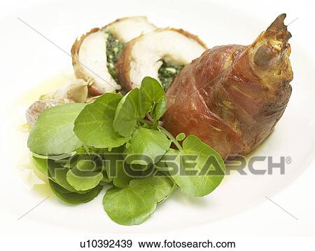 Rabbit Wrapped in Parma Ham View Large Photo Image Stock Photo - Rabbit Wrapped in Parma Ham. Fotosearch