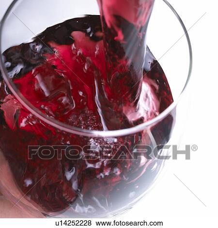 Stock Photo - Red Wine Pour. Fotosearch