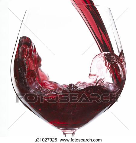 Stock Photography - Red Wine Pour. Fotosearch