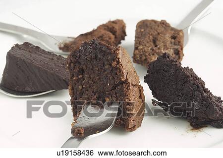 Stock Photograph - Selection of Chocolate Cakes. Fotosearch