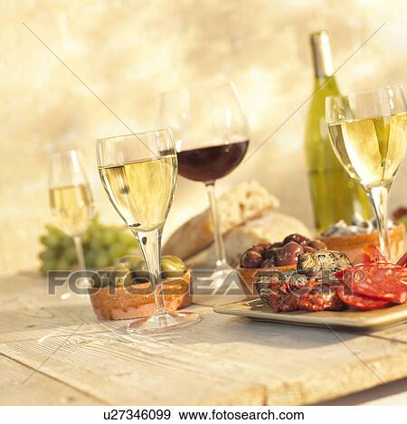 Tapas and Wine View Large Photo Image Stock Photo - Tapas and Wine. Fotosearch