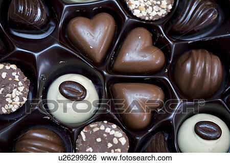 Stock Photograph - Assorted Chocolates. Fotosearch