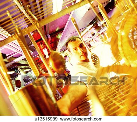 Stock Photo - Chef working. Fotosearch