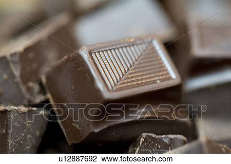 Stock Image - Dark Chocolate. Fotosearch