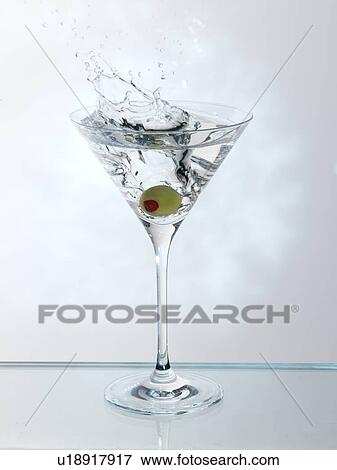Martini Splash View Large Photo Image Stock Photo - Martini Splash. Fotosearch