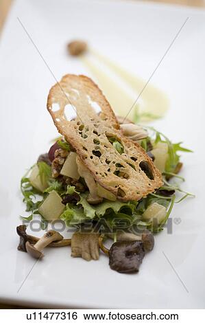 Porcini Mushroom Salad View Large Photo Image Stock Photograph - Porcini Mushroom Salad. Fotosearch