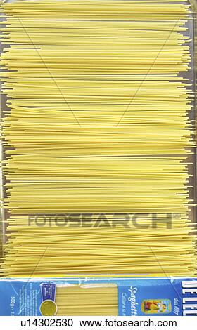 Stock Image - Uncooked Spaghetti. Fotosearch