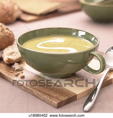 Stock Image - Vegetable Soup. Fotosearch