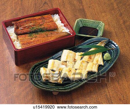 Boiled Eel Dish, High Angle View View Large Photo Image Stock Image - Boiled Eel Dish, High Angle View. Fotosearch