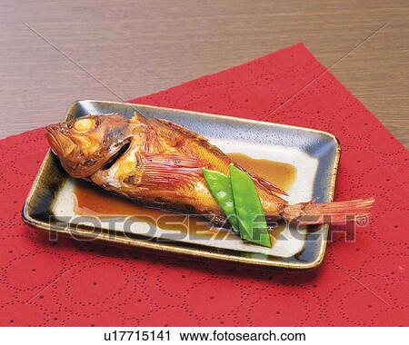 Cooked Alfonsino Dish, High Angle View View Large Photo Image Stock Image - Cooked Alfonsino Dish, High Angle View. Fotosearch