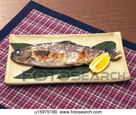 Grilled Fish, Close Up View Large Photo Image Stock Image - Grilled Fish, Close Up. Fotosearch