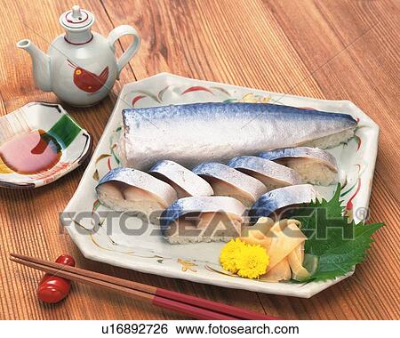 Oshizushi, High Angle View View Large Photo Image Stock Photograph - Oshizushi, High Angle View. Fotosearch
