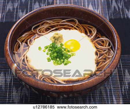 Stock Photography - Tsukimi Soba, High Angle View. Fotosearch