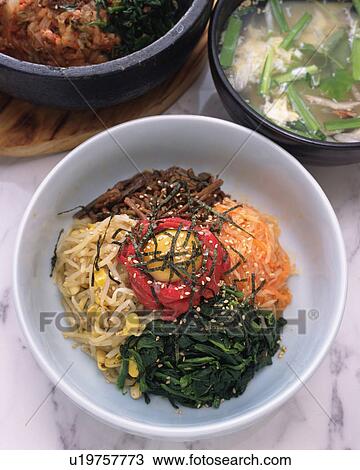 Stock Image - Korean food. Fotosearch