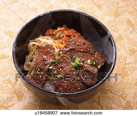 Stock Photo - Korean food. Fotosearch