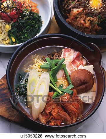 Korean food View Large Photo Image Stock Photograph - Korean food. Fotosearch