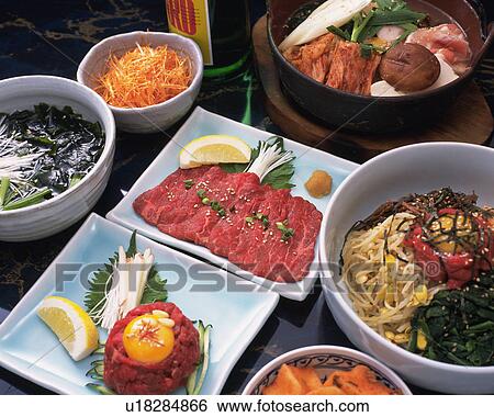 Stock Photograph - Korean food. Fotosearch