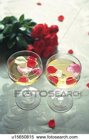 Stock Photography - Champagne, High Angle View. Fotosearch