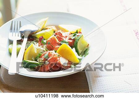 Stock Photo - Marinating, High Angle View. Fotosearch