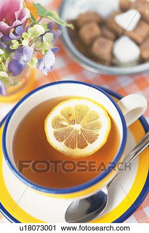 Stock Image - Tea Time, High Angle View. Fotosearch