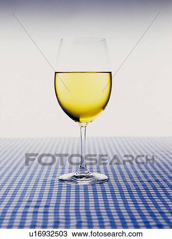 Stock Image - White Wine. Fotosearch
