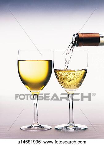 Stock Photograph - White Wine. Fotosearch
