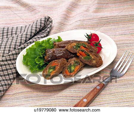 Collared Beef Dish, High Angle View View Large Photo Image Stock Image - Collared Beef Dish, High Angle View. Fotosearch
