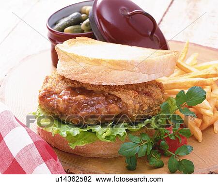 Stock Image - Sandwich, Close Up. Fotosearch