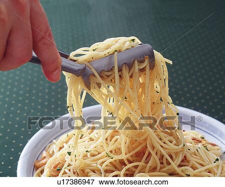Stock Photo - Aglio E Olio Pepperoncino, Close Up. Fotosearch