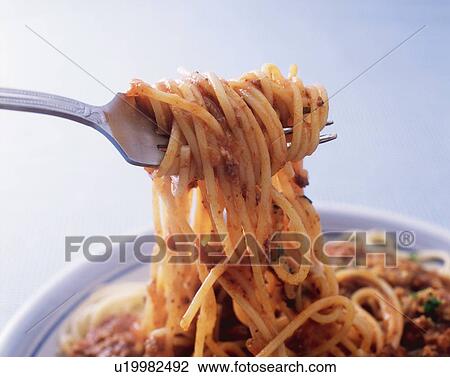 Bolognese Spaghetti, Close Up View Large Photo Image Stock Image - Bolognese Spaghetti, Close Up. Fotosearch