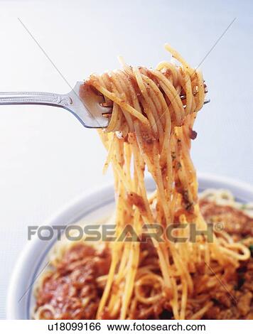 Bolognese Spaghetti, Close Up View Large Photo Image Stock Photograph - Bolognese Spaghetti, Close Up. Fotosearch