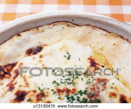 Lasagna, Close Up View Large Photo Image Stock Photography - Lasagna, Close Up. Fotosearch