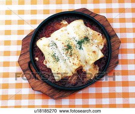 Lasagna, High Angle View View Large Photo Image Stock Image - Lasagna, High Angle View. Fotosearch