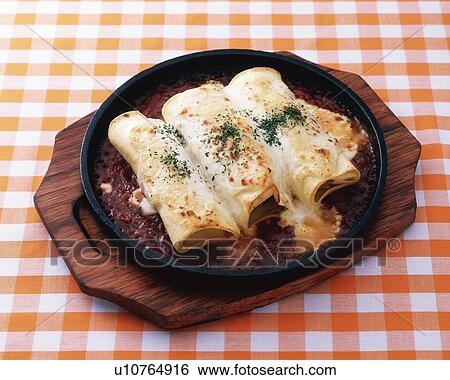 Lasagna, High Angle View View Large Photo Image Stock Photograph - Lasagna, High Angle View. Fotosearch