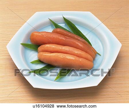 Cod roe on plate, high angle view View Large Photo Image Stock Photo - Cod roe on plate, high angle view. Fotosearch
