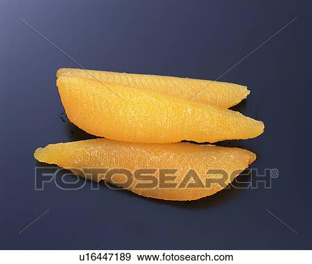 Stock Photo - Herring roe, high angle view. Fotosearch
