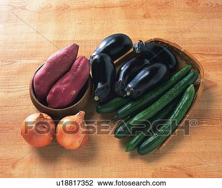 Variety types of vegetables, high angle view View Large Photo Image Stock Image - Variety types of vegetables, high angle view. Fotosearch