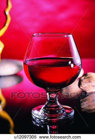 Focus On Foreground, One Object, Beverages, Drink, Stem Glass, Half Full, Liquor View Large Photo Image Stock Photography - Focus On Foreground, One Object, Beverages, Drink, Stem Glass, Half Full, Liquor. Fotosearch