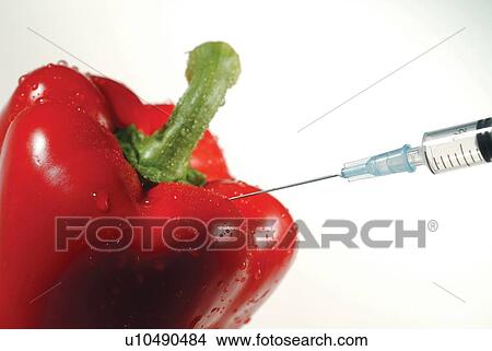 Picture - Close-Up, Food, Indoor, Injecting. Fotosearch