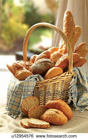Stock Photograph - Bread basket. Fotosearch